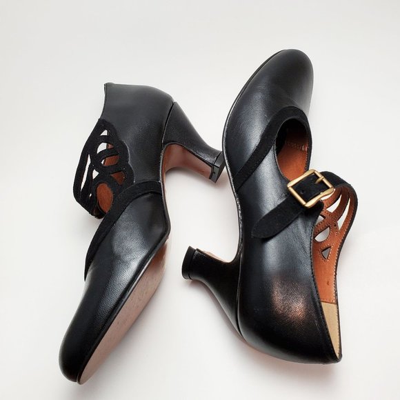 NIB Re-Mix Janet Black/Black Suede Shoes Size 6 - Picture 9 of 9